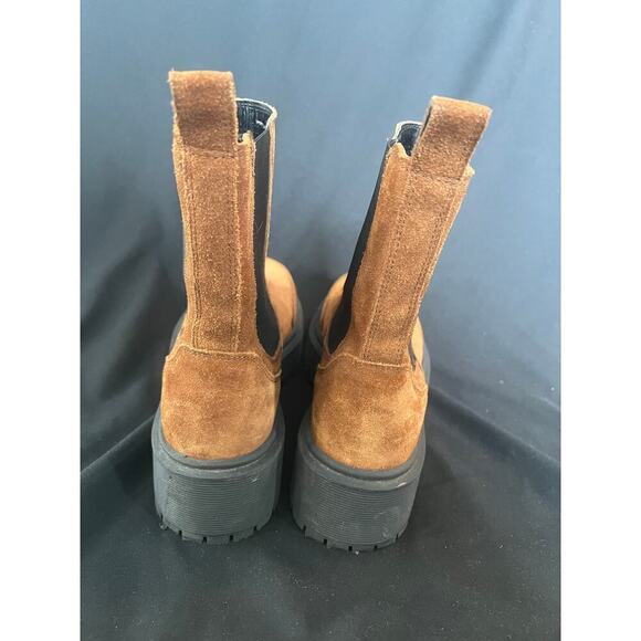 Who What Wear Sowyer Chelsea Boot / Leather / Platform - Picture 4 of 7